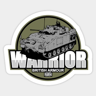 British Army Warrior (Small logo) Sticker